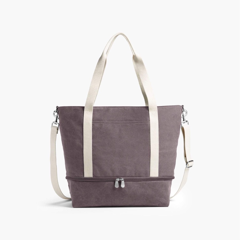 Lo & Sons New Catalina Deluxe Canvas tote bag in Thistle color